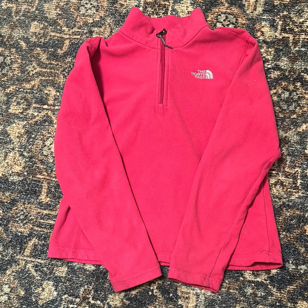 The North Face Kids Pink Fleece Pullover